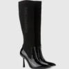 Botas altas con tachuelas Pandara