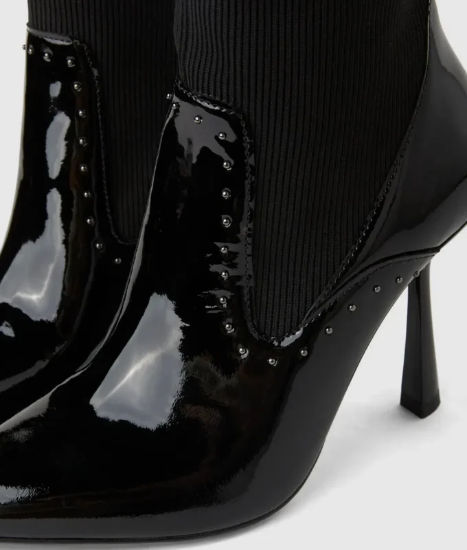 Botas altas con tachuelas Pandara