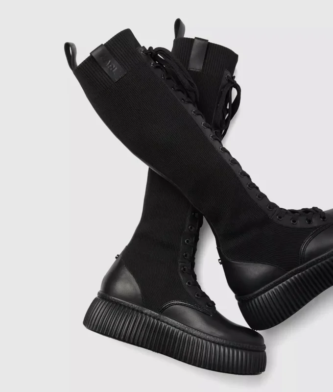 Botas altas de punto Kreeper