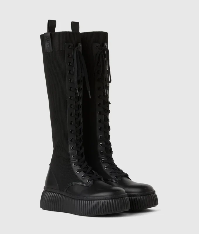 Botas altas de punto Kreeper