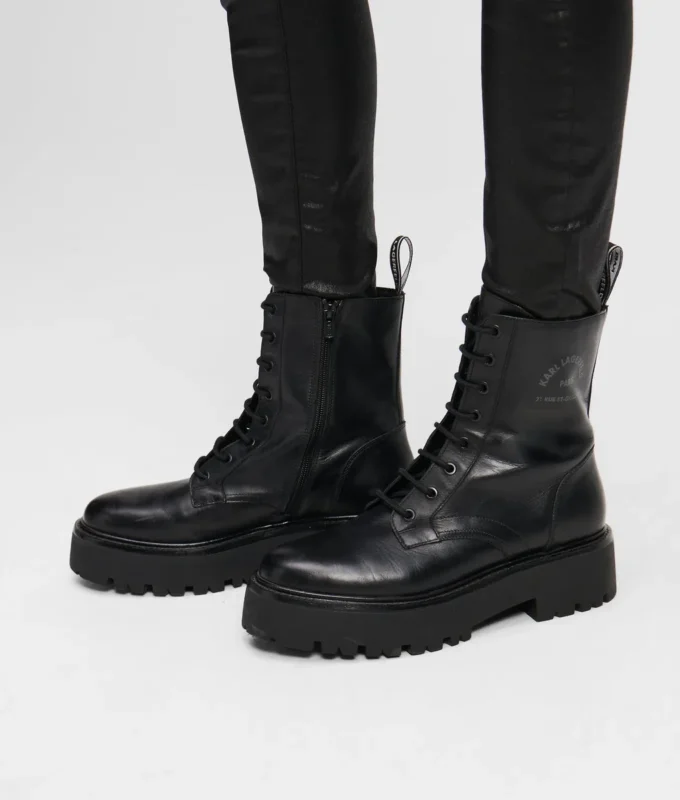 BOTAS CON CORDONES BURLY BIKER
