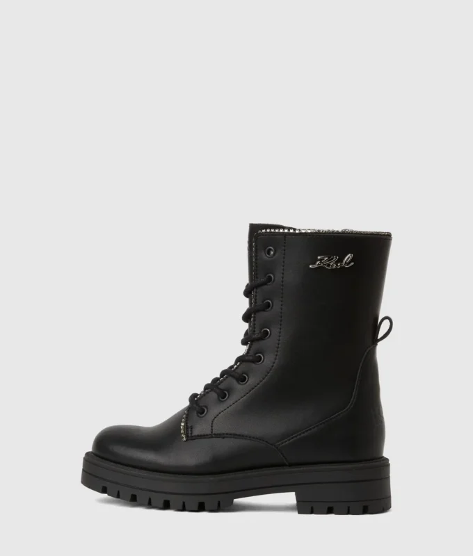 Botas con cordones para niña