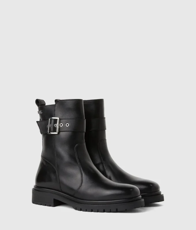 Botas con hebilla a media pantorrilla Binky