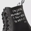 Botas Trekka Max con cita de Karl