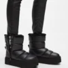 Botas térmicas acolchadas a media pantorrilla