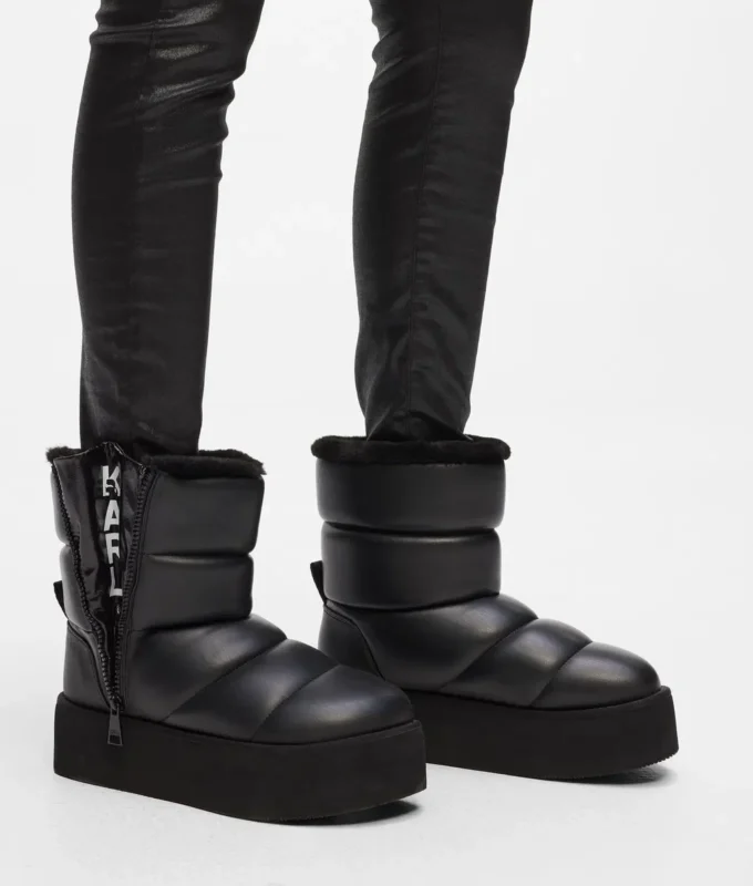 Botas térmicas acolchadas a media pantorrilla