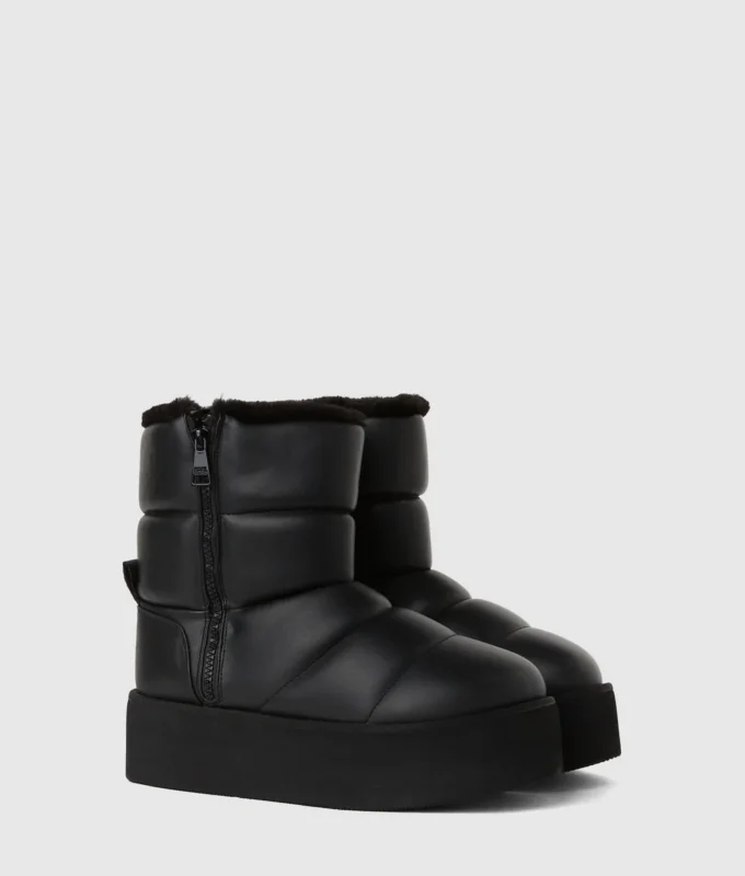 Botas térmicas acolchadas a media pantorrilla