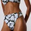 Braguita de bikini con estampado de abanicos
