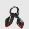 Bufanda Ikon Monogram con sellos de viaje