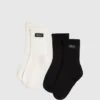 Calcetines con logotipo característico, paquete de 2