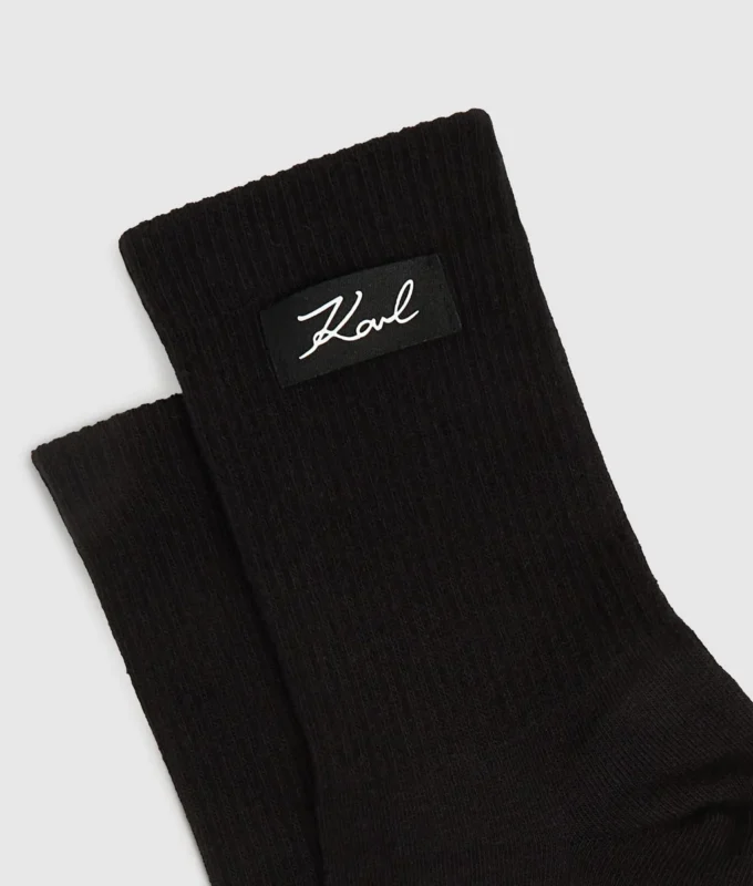 Calcetines con logotipo característico, paquete de 2