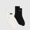 Calcetines con logotipo característico, paquete de 2