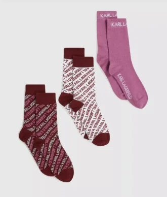 Calcetines con logotipo integral – Paquete de 3