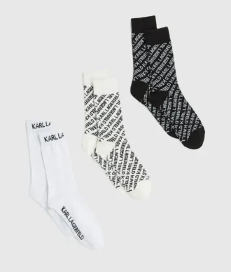 Calcetines con logotipo integral – Paquete de 3