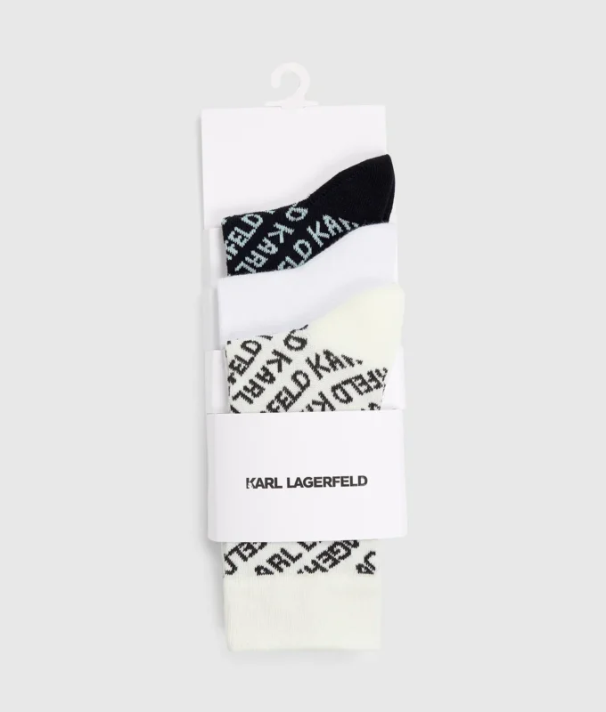 Calcetines con logotipo integral – Paquete de 3