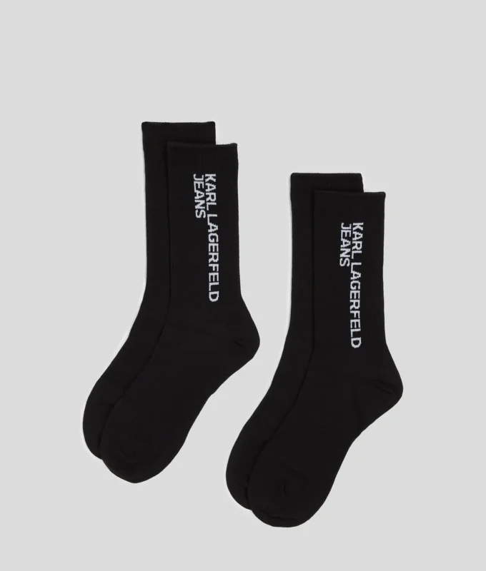 CALCETINES CON LOGOTIPO – PAQUETE DE 2