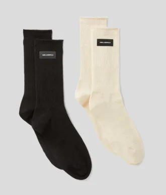 CALCETINES CON LOGOTIPO – PAQUETE DE 2