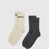 Calcetines con logotipo, paquete de 2