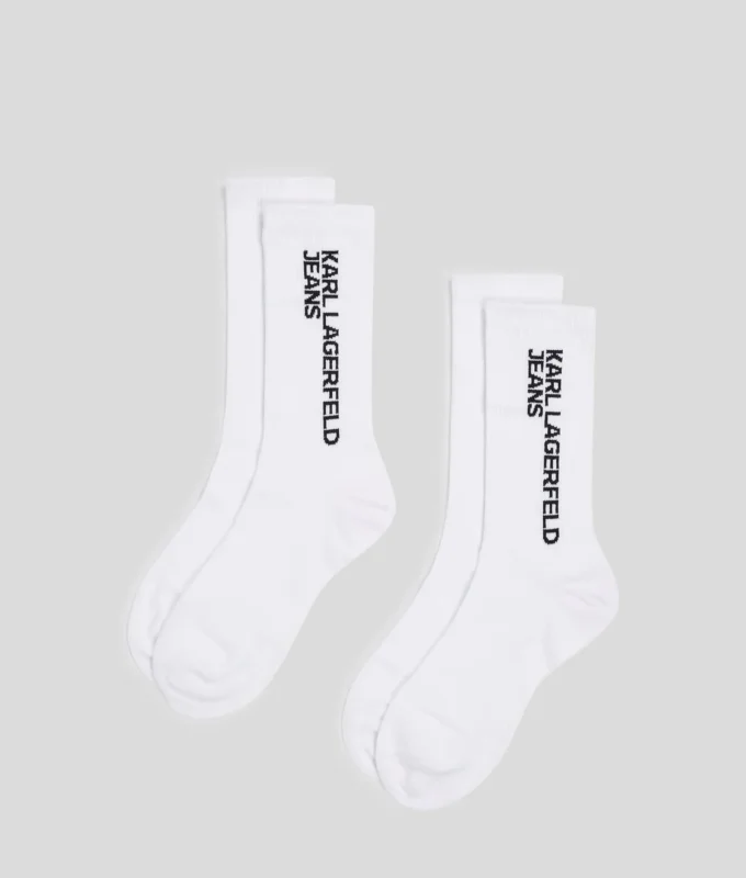 CALCETINES CON LOGOTIPO – PAQUETE DE 2