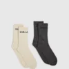 Calcetines con logotipo, paquete de 2
