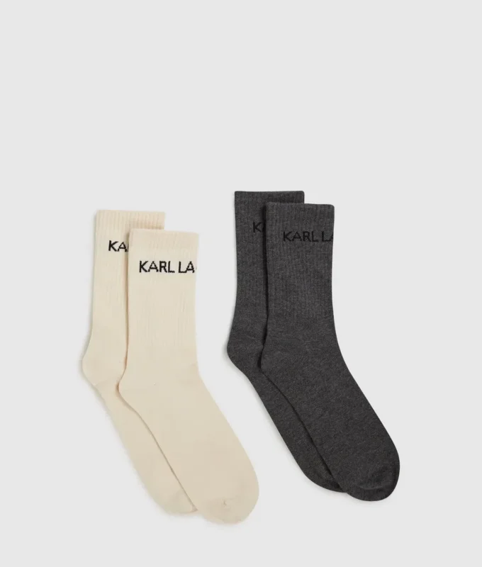 Calcetines con logotipo, paquete de 2