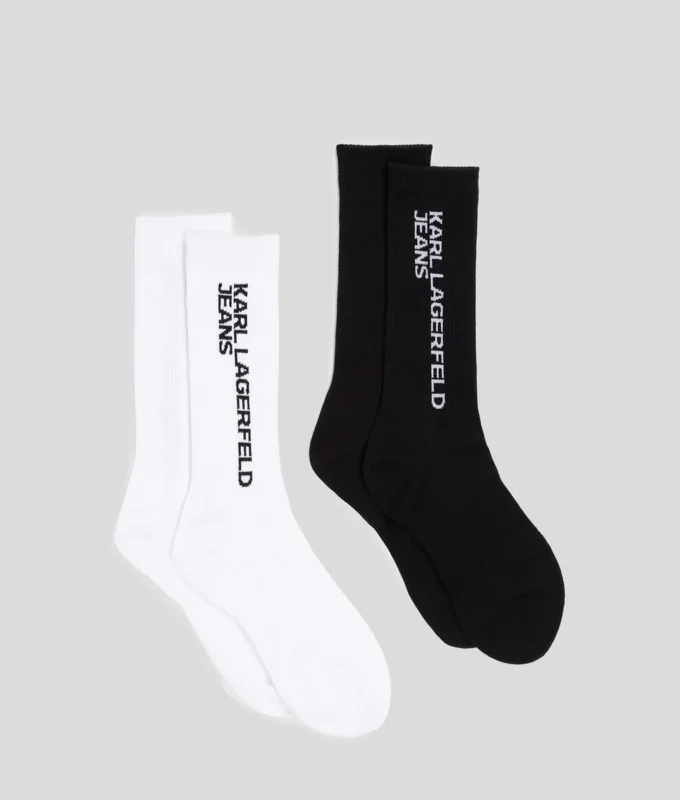 CALCETINES CON LOGOTIPO – PAQUETE DE 2