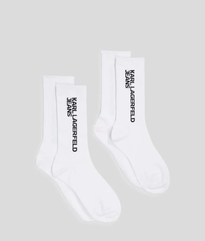 CALCETINES CON LOGOTIPO – PAQUETE DE 2