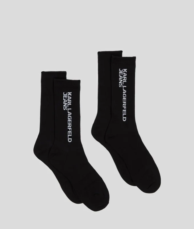CALCETINES CON LOGOTIPO – PAQUETE DE 2