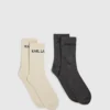 Calcetines con logotipo, paquete de 2