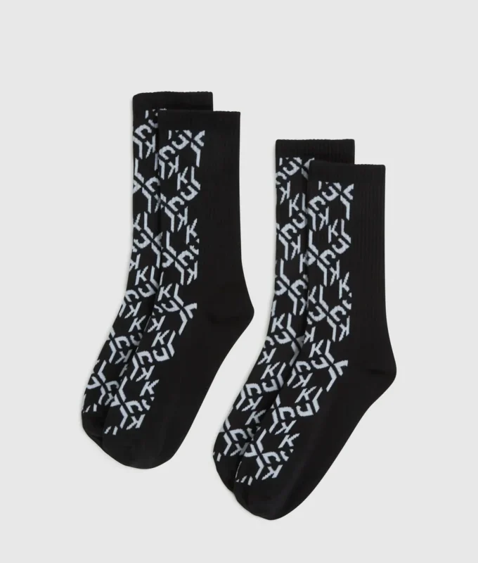 Calcetines con monograma – Pack de 2