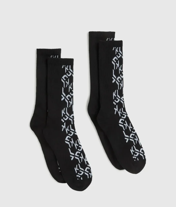 Calcetines con monograma – Pack de 2
