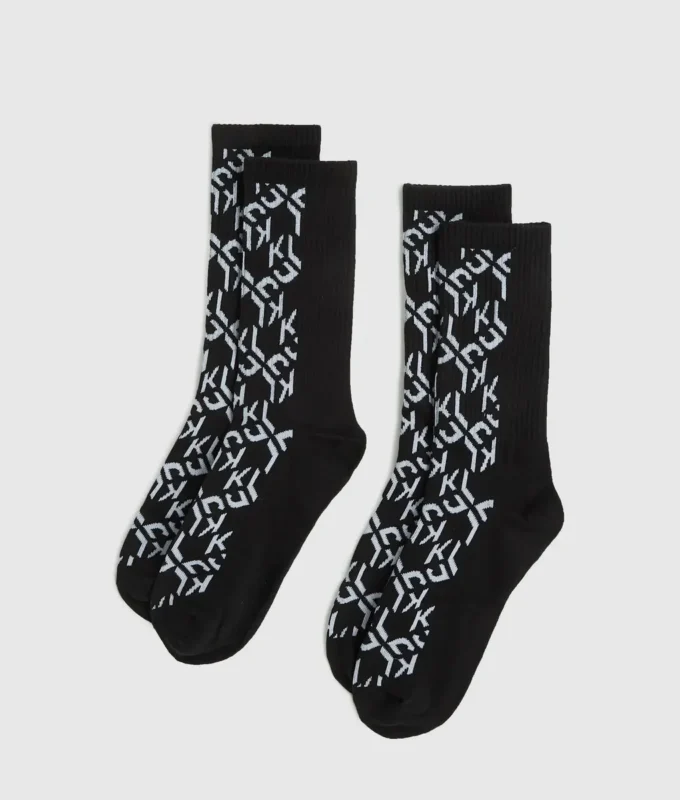 Calcetines con monograma – Pack de 2