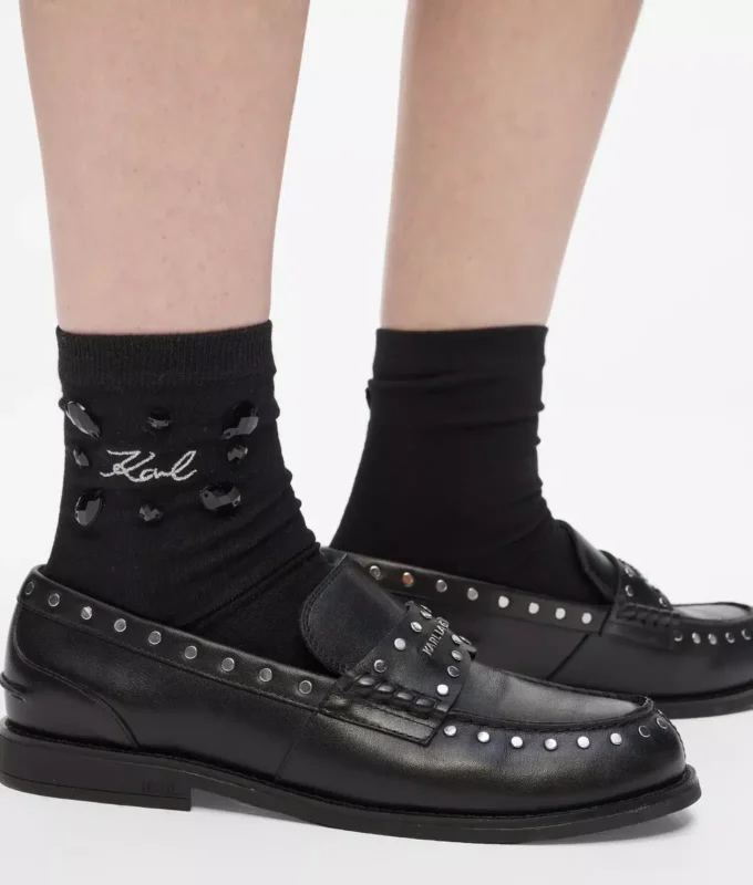 Calcetines con piedras preciosas exclusivas, paquete de 2