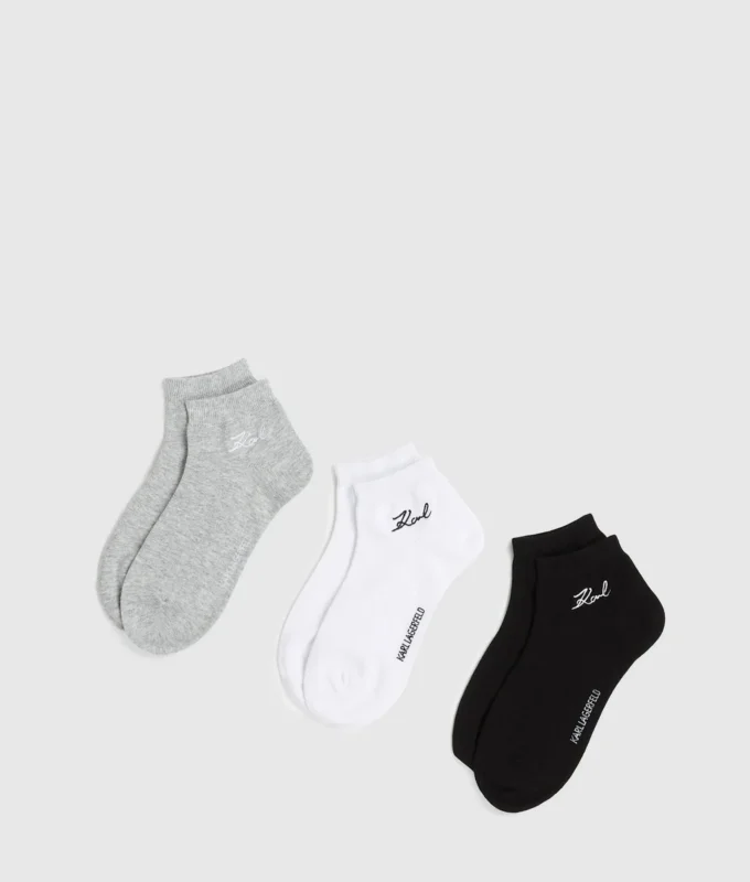Calcetines cortos exclusivos, paquete de 3