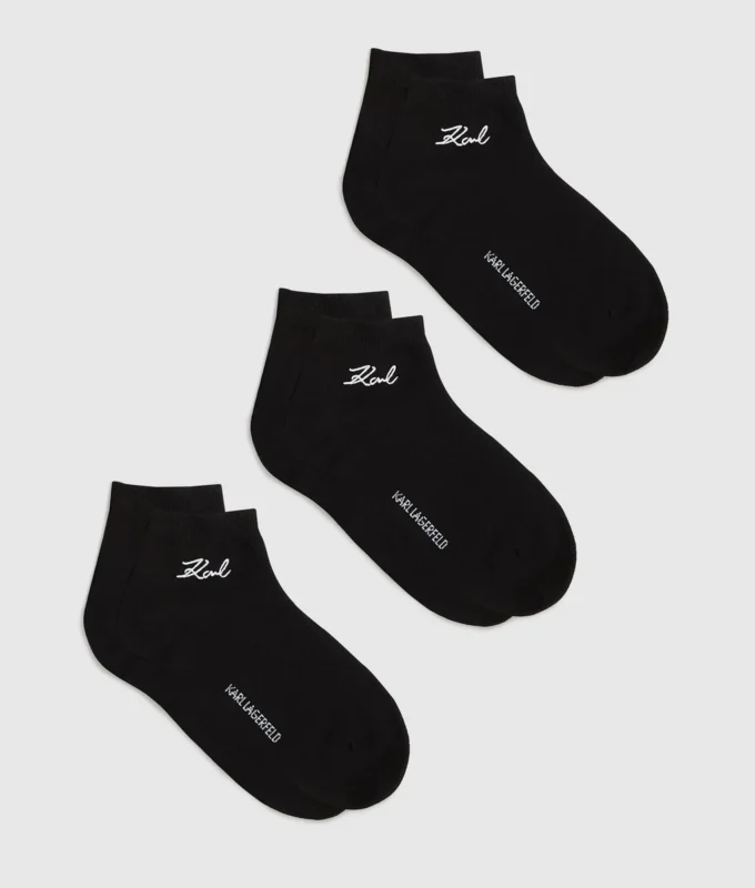 Calcetines cortos exclusivos, paquete de 3