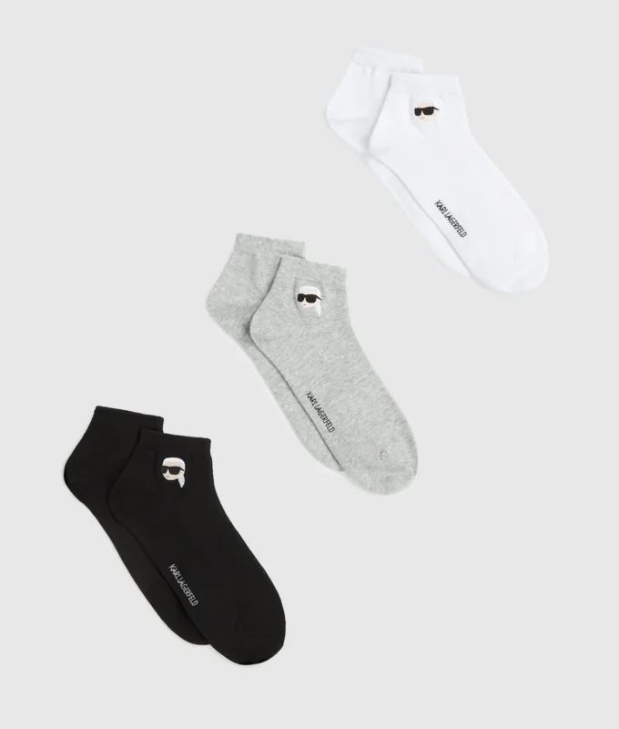 Calcetines cortos Ikon, paquete de 3