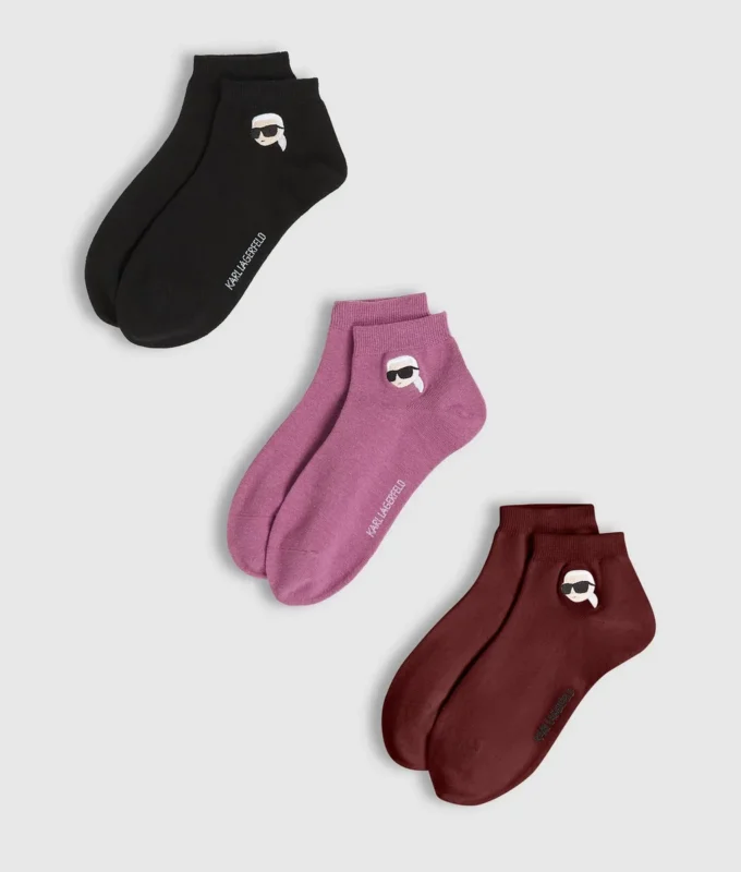 Calcetines cortos Ikon, paquete de 3