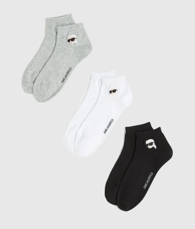 Calcetines cortos Ikon, paquete de 3