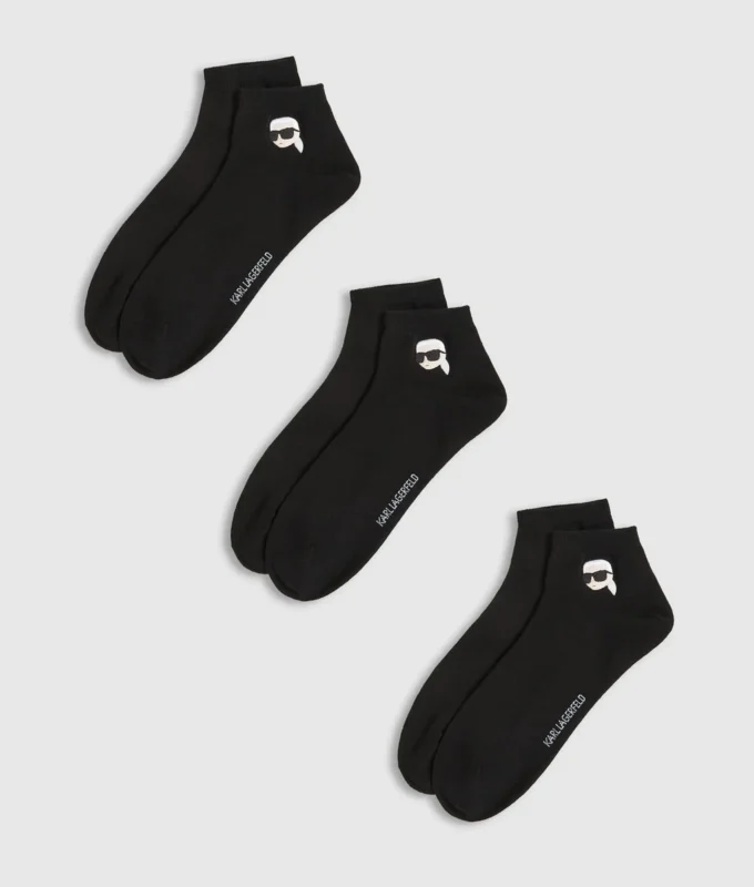 Calcetines cortos Ikon, paquete de 3