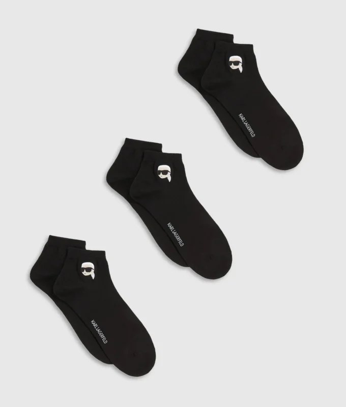 Calcetines cortos Ikon, paquete de 3