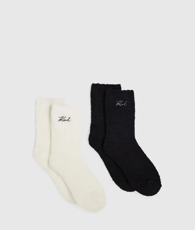 Calcetines de felpa exclusivos, paquete de 2