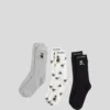 CALCETINES ESTAMPADOS DISNEY X KL – PAQUETE DE 3