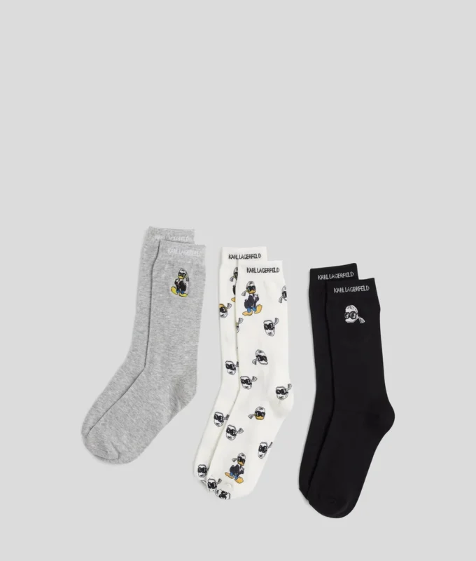 CALCETINES ESTAMPADOS DISNEY X KL – PAQUETE DE 3