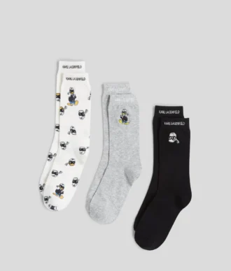 CALCETINES ESTAMPADOS DISNEY X KL – PAQUETE DE 3