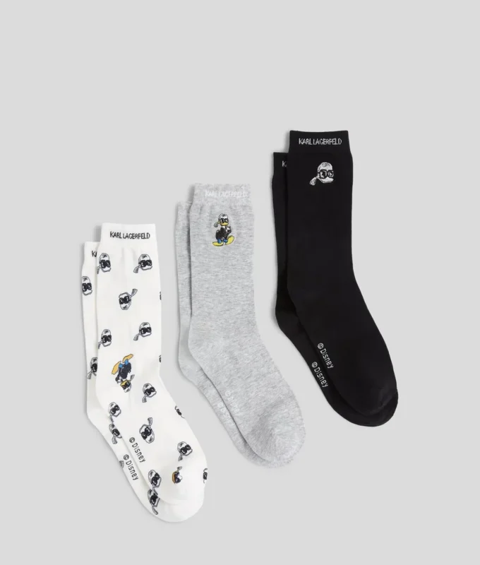 CALCETINES ESTAMPADOS DISNEY X KL – PAQUETE DE 3