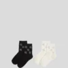 CALCETINES IKON CON STRASS – PACK DE 2
