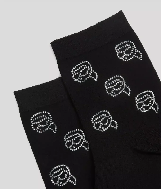 CALCETINES IKON CON STRASS – PACK DE 2