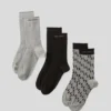 CALCETINES MONOGRAM – PACK DE 3