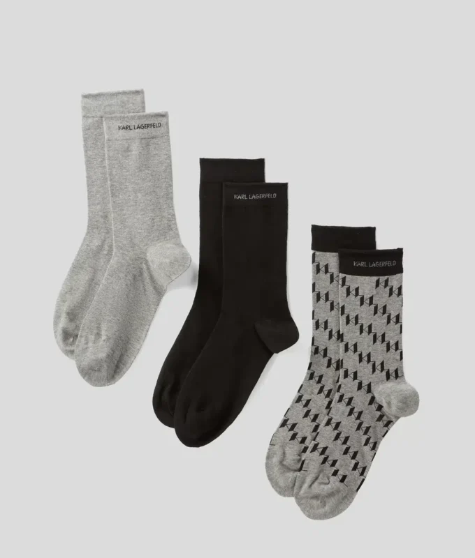 CALCETINES MONOGRAM – PACK DE 3