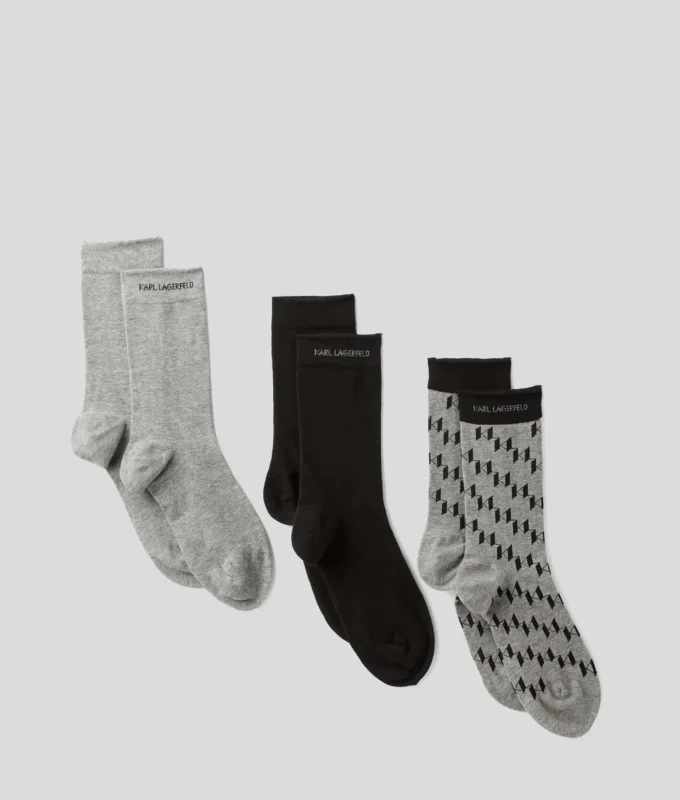 CALCETINES MONOGRAM – PACK DE 3